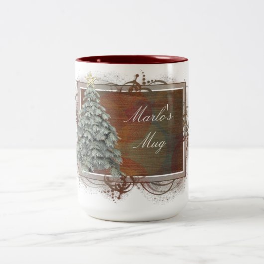 Weihnachtsbaumdesign 1 - Tasse (Mittel)