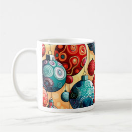 Weihnachtsbaumdesign Kaffeetasse