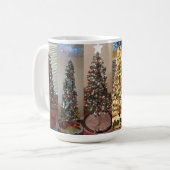 Weihnachtsbaumdesign Kaffeetasse (Vorderseite Links)