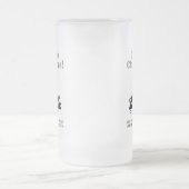 Weihnachtsbaumdesign mit persönlicher Begrüßung Mattglas Bierglas (Mittel)