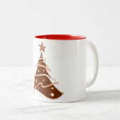 Weihnachtsbaumdesign Tasse Design (VorderseiteRechts)