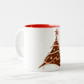 Weihnachtsbaumdesign Tasse Design (Vorderseite Links)