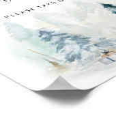 Weihnachtsbaumdusche Favoriten Poster (Ecke)