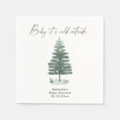 Weihnachtsbaumdusche Serviette (Vorderseite)