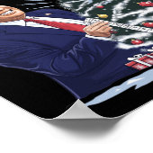 Weihnachtsbäume 10 Meter größer machen Poster (Ecke)