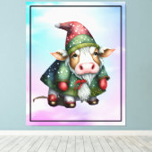 Weihnachtsbäume-83456 Leinwanddruck (Insitu (Holzboden))