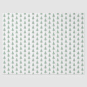 Weihnachtsbäume Aquarellfarben Rot-Grün-Weiß-Gesch Seidenpapier (Vorderseite)