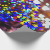 Weihnachtsbäume auf der Straße Geschenkpapier (Ecke)