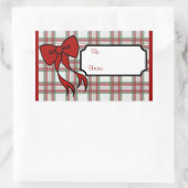 Weihnachtsbäume - Aufkleber (Tasche)