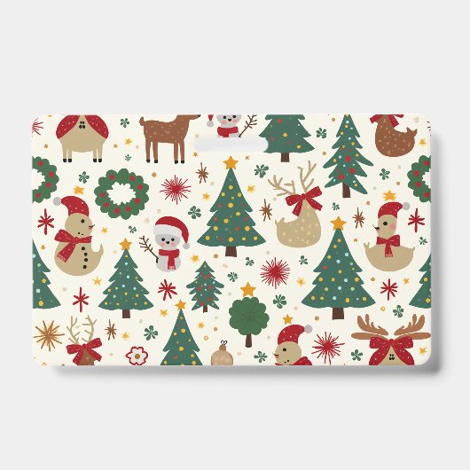 Weihnachtsbäume Ausweis (Vorderseite)