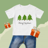 Weihnachtsbäume Baby T-shirt