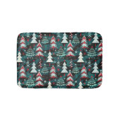 Weihnachtsbäume. Badematte (Vorderseite)