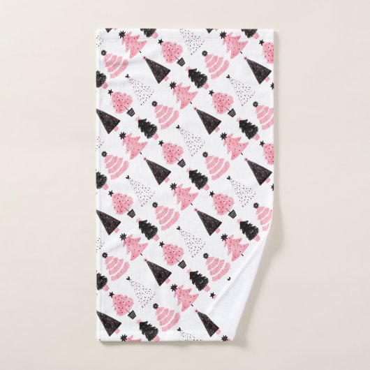 Weihnachtsbaume Badhandtuch Set (Handtuch)