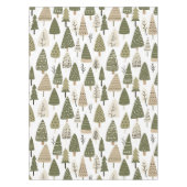 Weihnachtsbäume braun und grün tischdecke (Vorderseite)