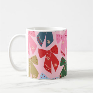 Weihnachtsbäume Coquette Pink Kaffeetasse