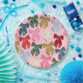 Weihnachtsbäume Coquette Pink Pappteller (Party)