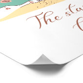 Weihnachtsbäume. Der Star Ihres Wohnzimmers Poster (Ecke)