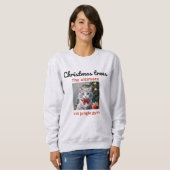 Weihnachtsbäume: der ultimative Katzenjungelturm. Sweatshirt (Vorne ganz)
