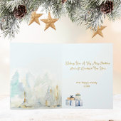 Weihnachtsbaume des Waldschnees Karte