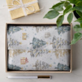 Weihnachtsbäume Elegante Seidenpapier (Geschenk)