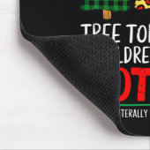 Weihnachtsbäume Eltern-Spaß für Lehrer Lo Mousepad (Ecke)