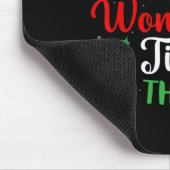 Weihnachtsbäume Es ist die wunderbarste Zeit der Mousepad (Ecke)