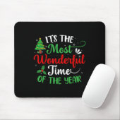 Weihnachtsbäume Es ist die wunderbarste Zeit der Mousepad (Mit Mouse)