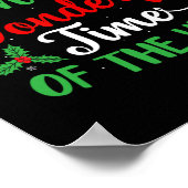 Weihnachtsbäume Es ist die wunderbarste Zeit der Poster (Ecke)