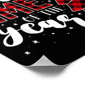 Weihnachtsbäume Es ist die wunderbarste Zeit der W Poster (Ecke)