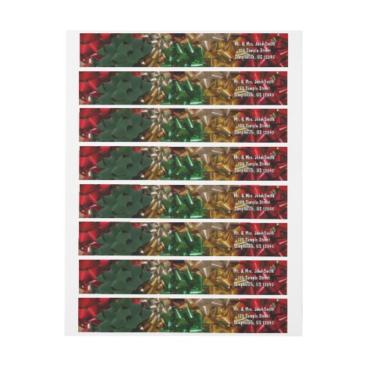 Weihnachtsbäume farbenfroher Feiertag (Bogen)