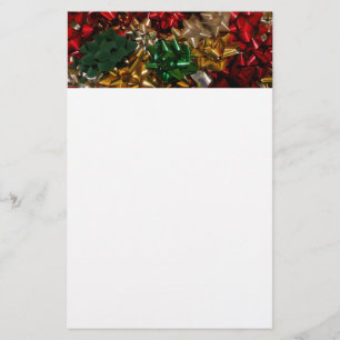 Weihnachtsbäume farbenfroher Feiertag Briefpapier
