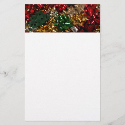 Weihnachtsbäume farbenfroher Feiertag Briefpapier (Vorderseite)