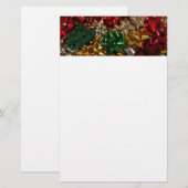 Weihnachtsbäume farbenfroher Feiertag Briefpapier (Vorne/Hinten)