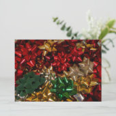 Weihnachtsbäume farbenfroher Feiertag Feiertagskarte (Stehend Vorderseite)