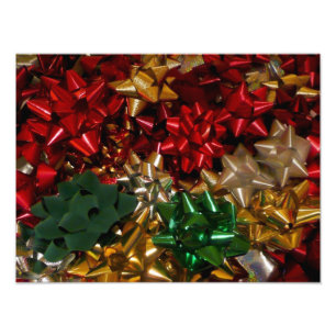 Weihnachtsbäume farbenfroher Feiertag Fotodruck