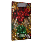 Weihnachtsbäume farbenfroher Feiertag Klemmbrett (Rechts)