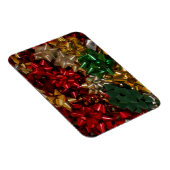 Weihnachtsbäume farbenfroher Feiertag Magnet (Rechte Seite)