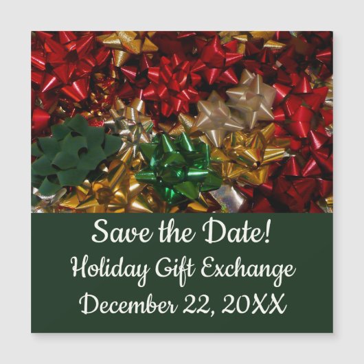 Weihnachtsbäume farbenfroher Feiertag Magnetkarte (Vorderseite)