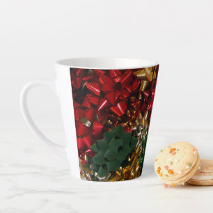 Weihnachtsbäume farbenfroher Feiertag Milchtasse