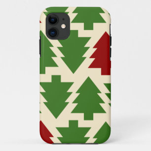 Weihnachtsbäume Feiertagsmuster Case-Mate iPhone Hülle