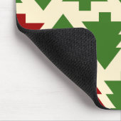 Weihnachtsbäume-Feiertagsmuster Mousepad (Ecke)