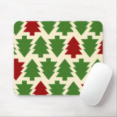 Weihnachtsbäume-Feiertagsmuster Mousepad (Mit Mouse)