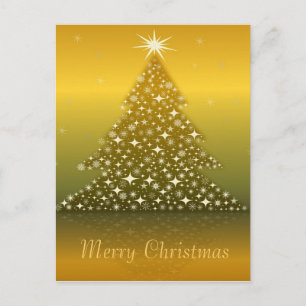 Weihnachtsbäume Feiertagspostkarte