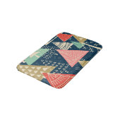 Weihnachtsbäume Festliche nahtlose Illustration. Badematte (Schrägansicht)