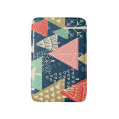 Weihnachtsbäume Festliche nahtlose Illustration. Badematte (Vorderseite Vertikal)