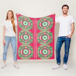 Weihnachtsbäume Fleece-Decke Fleecedecke