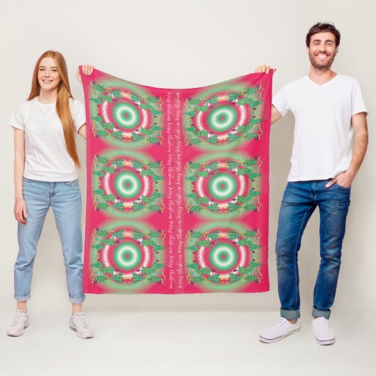 Weihnachtsbäume Fleece-Decke Fleecedecke (Beispiel)