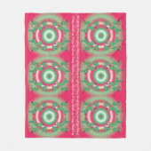 Weihnachtsbäume Fleece-Decke Fleecedecke (Vorderseite)