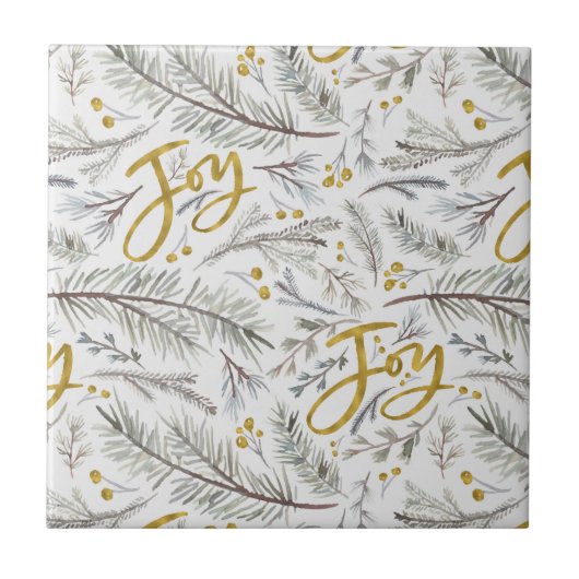 Weihnachtsbäume Fliese (Vorderseite)