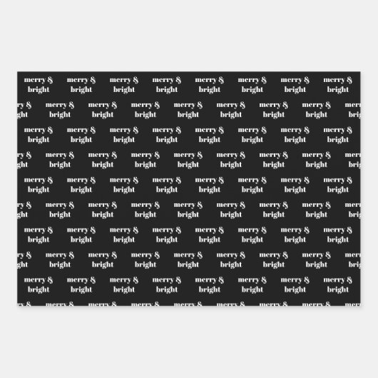 Weihnachtsbäume fröhlich und hell Polka Dots Geschenkpapier Set (Vorderseite 3)